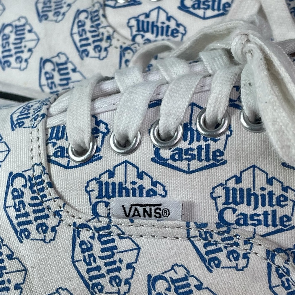 Supreme Vans White Castle Mens Size 10 Lace up Sneakers Shoes - Picture 6 of 13